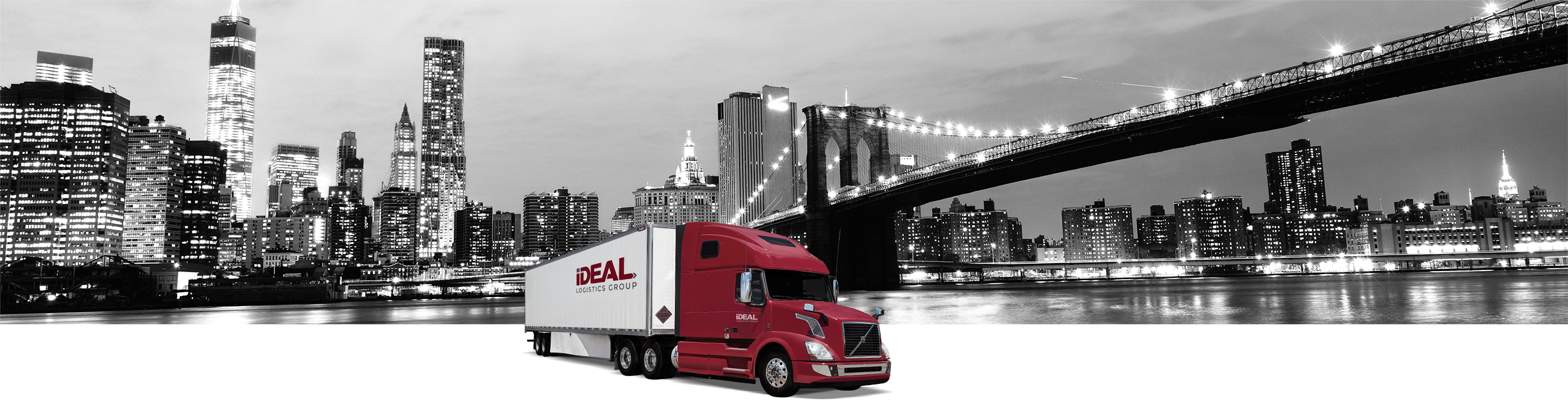 Ideal logistics truck in the USA