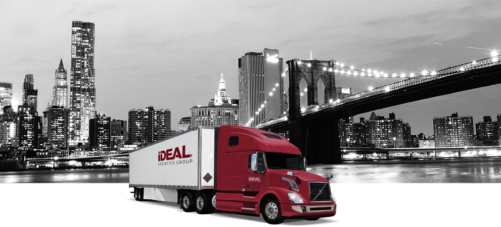 Ideal logistics truck in the USA